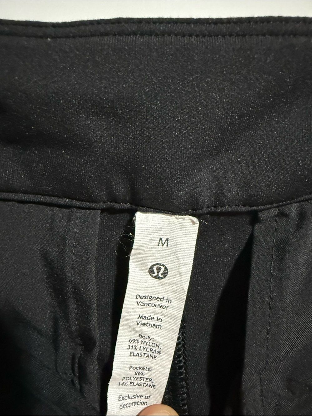 Lululemon Black pants - Size M